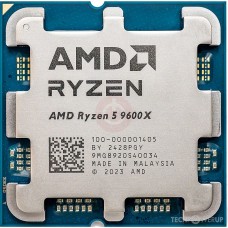 Processador AMD Ryzen 5 9600X, 6-Core AM5, 3.9GHz - 5.4GHz, 38MB Cache Tray