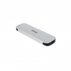 Caixa TooQ TQE-2202S M.2 SATA USB-C - Alumínio, 5 Gbit/s, Prateada