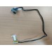 Cabo LVDS Clevo NB50TZ, conector para LCD, 299mm, para ecrãs HD