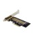 Conversor OEM ST534: PCIe x4 para M.2 NVMe, SSD 2230/42/60/80, Low Profile