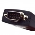 Cabo Ewent EC1040: Adaptador USB 2.0 para RS232, 1,5m, Preto, Conectores Macho