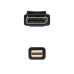 Cabo NanoCable DisplayPort Mini DP para DisplayPort, 2m, Preto, 3840x2400, 21,6 Gbps, 3D