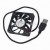 Ventoinha p/ Chassis OEM 60mm - 4000 RPM, 17.6 CFM, 0.17A