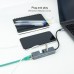 Adaptador NanoCable USB-C para 3xUSB 3.0, RJ45 Gigabit Ethernet Adaptador NanoCable USB-C para 3xUSB 3.0, RJ45 Gigabit Ethernet