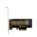 Conversor OEM ST534: PCIe x4 para M.2 NVMe, SSD 2230/42/60/80, Low Profile