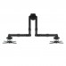 Suporte TooQ DB1232TN-B para Monitores Duplos, 13-32 polegadas, Ajustável em Altura, Rotação 180º