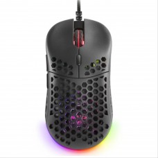 Rato Mars Gaming MM55 Black Gaming USB 12800 DPI, 7 Botões