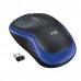 Rato Logitech M185 Wireless Ótico 1000DPI Ambidestro - Preto/Azul