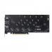 Placa Adaptadora Asus 90MC08A0-M0EAY0 Hyper M.2 x16 Gen 4, PCIe 4.0, M.2, 256 Gbit/s, Refrigeração Ativa Placa Adaptadora Asus 90MC08A0-M0EAY0 Hyper M.2 x16 Gen 4, PCIe 4.0, M.2, 256 Gbit/s, Refrigeração Ativa