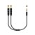 Cabo Adaptador NanoCable 3.5mm Macho/Fêmea 30cm - Áudio, Conexão, Preto, RoHS