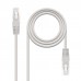 Cabo de Rede Cat.5e NanoCable 1m Cinzento RJ45 - Ligação Fiável