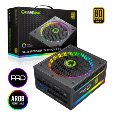 Fonte Gamemax RGB-850PRO 850W 80+ Gold, Totalmente Modular, ARGB