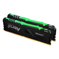 Memória DDR4 Kingston FURY Beast RGB 16GB (2x8GB) 3200MHz CL16