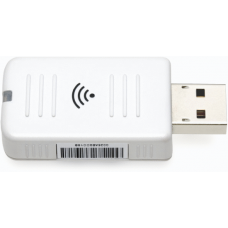 Adaptador Wi-Fi Epson ELPAP10: USB, Com Fio, Branco, para Vários Projectores Epson