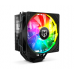 Cooler CPU Nox Hummer H-224 ARGB, ventoinha 120mm, ARGB, compatível Intel/AMD.
