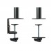 Suporte TooQ DB1232TN-B para Monitores Duplos, 13-32 polegadas, Ajustável em Altura, Rotação 180º