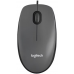 Rato Logitech M90, Escritório, Ambidestro, USB, 1000 DPI e Preto