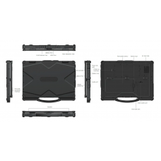 Portátil Flex.OEM EM1-X14T, Robusto, IP65, MIL-STD-810G, i5-1135G7