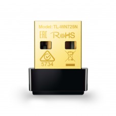 Adaptador USB TP-Link TL-WN725N, 150Mbps, Wi-Fi 4, Miniatura Adaptador USB TP-Link TL-WN725N, 150Mbps, Wi-Fi 4, Miniatura