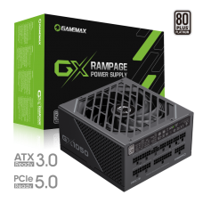 Fonte ATX Gamemax GX-1050 PRO 80+ Platinum, 1050W, PCIe 5.0