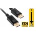 Cabo DisplayPort OEM LB3331 1.8m 4K M/M - Conexão Segura e Imagem Clara
