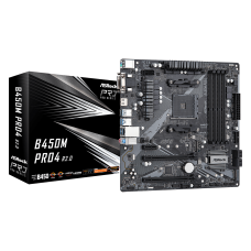Motherboard AsRock B450M PRO4 R2.0 AM4, DDR4, HDMI, USB 3.2