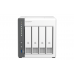 Servidor NAS QNAP TS-433-4G: 4 Baias, ARM Cortex-A55, 4GB RAM, QNAP QTS