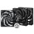 Ventoinha Extr Ar p/ Cxa -  3 x 120mm Arctic P12 Slim PWM