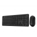 Teclado + Rato ASUS CW100 Wireless QWERTY PT Preto