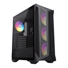 Caixa Gamemax Brufen COC ATX, Preto, 5 Ventoinhas ARGB, USB 3.0