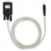 Cabo Ewent EC1040: Adaptador USB 2.0 para RS232, 1,5m, Preto, Conectores Macho