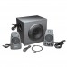 Colunas Logitech Z625 2.1 - 200W, Universal, Preto, 3.5mm