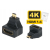 Adaptador OEM Micro HDMI para HDMI 90º, 4K, áudio e vídeo Adaptador OEM Micro HDMI para HDMI 90º, 4K, áudio e vídeo