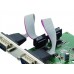 Placa Conceptronic SRC01G: PCIe, 2x RS-232, 2,5 Gbit/s, Interna