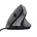 Rato Trust Bayo II Ergonómico USB, 2400 DPI, Vertical, Preto