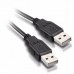Cabo USB OEM SB1010, USB 2.0 A/M para A/M, 1m, Preto