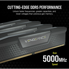 Memoria Corsair DDR5 32GB (1x32GB) 5200MHz Vengeance Black