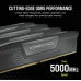 Memoria Corsair DDR5 32GB (1x32GB) 5200MHz Vengeance Black