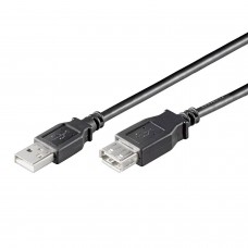 Cabo Ewent EC1067 USB-A 3m - Extensão, USB 2.0, Preto Cabo Ewent EC1067 USB-A 3m - Extensão, USB 2.0, Preto