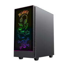 Caixa ATX Gamemax Kreator - Painel Vidro Temperado, aRGB, Controlador e Personalizável