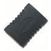 Adaptador HDMI F > HDMI F Dourado