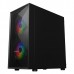 Caixa Micro ATX Unyka MIR B200, Gaming, ARGB, USB 3.0, Preto