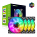 Kit Ventoinhas Gamemax DRH400 4x120mm aRGB, Hub, PWM, Gaming Kit Ventoinhas Gamemax DRH400 4x120mm aRGB, Hub, PWM, Gaming