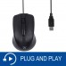 Rato Ewent EW3300 - USB, 1000 DPI, Ambidestro, Preto Rato Ewent EW3300 - USB, 1000 DPI, Ambidestro, Preto
