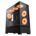 Caixa ATX Gamemax Vista AB Gaming, aRGB, USB-C, 6xVentoinhas