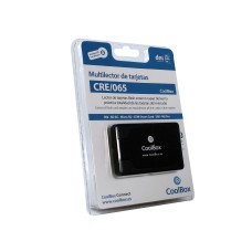 Leitor de Cartões Coolbox CRCOOCRE065 USB 2.0 para MicroSD/SD/SDHC/SDXC/MMC/M2
