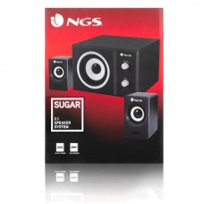 Coluna de Som NGS SUGAR 2.1 20W USB Subwoofer e Controlo de Graves