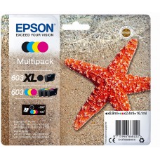 Pack Tinteiros Epson 603 XL - Preto/Ciano/Magenta/Amarelo
