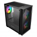 Caixa Micro ATX Unyka MIR B200, Gaming, ARGB, USB 3.0, Preto