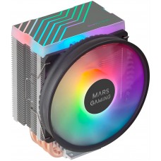 Cooler MARS Gaming MCPU44: ARGB, TDP 160W, Ventoinha 110mm, Compatibilidade Intel/AMD